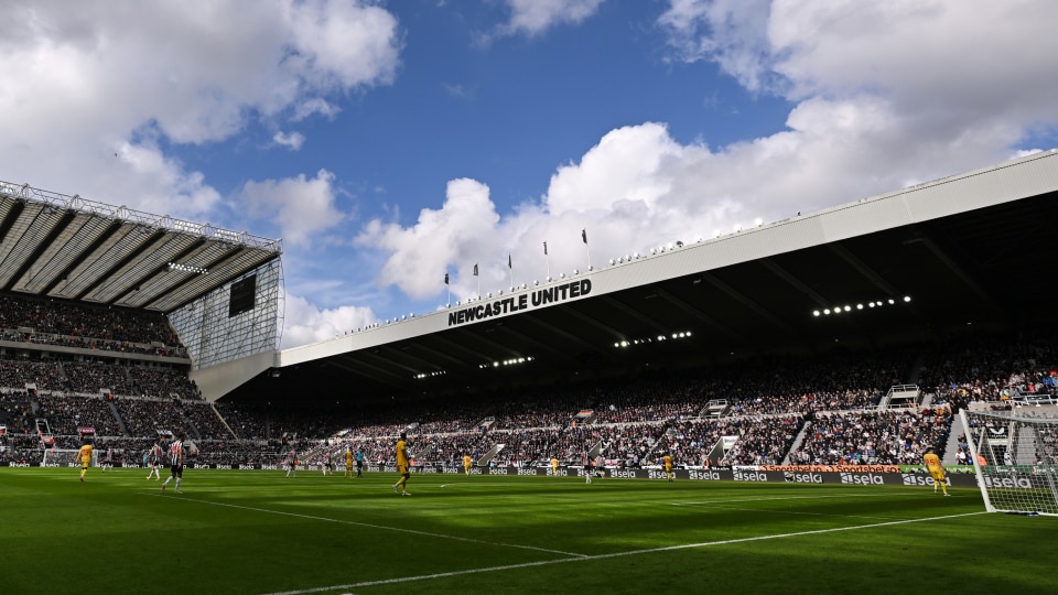 North and East stands of St James' Park - Newcastle United