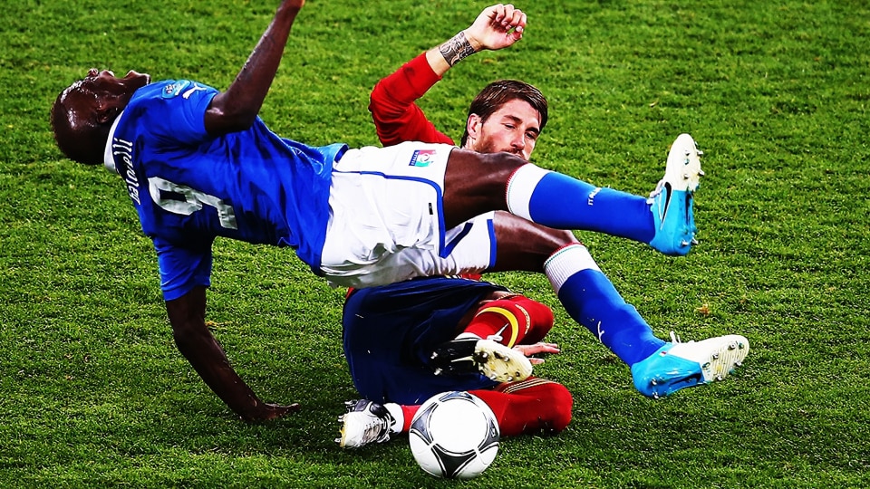 Sergio Ramos and Mario Balotelli.