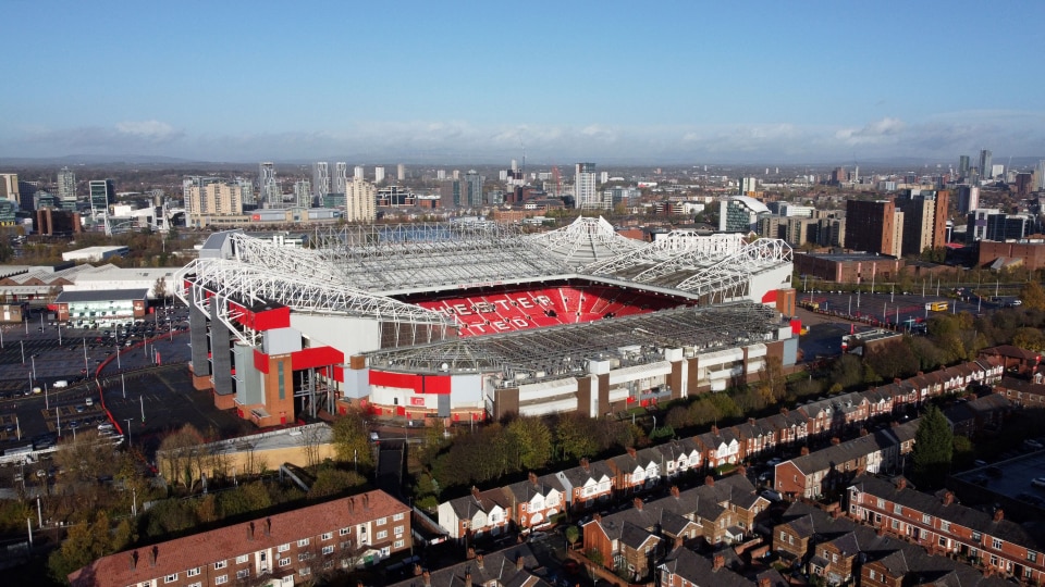 Old Trafford football stadium