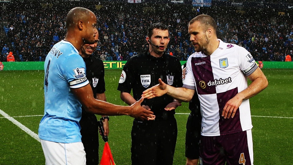 Kick off at a Premier League match.