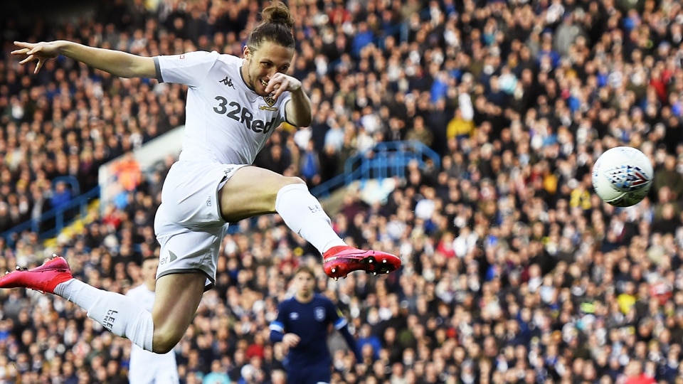 Leeds in action at Elland Road.