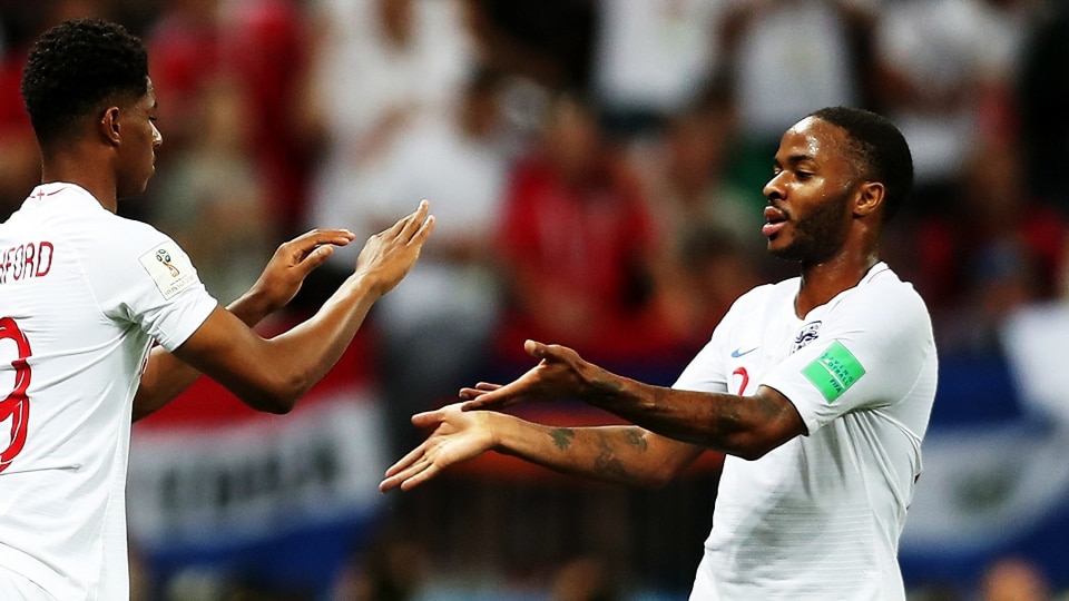 Marcus Rashford and Raheem Sterling.