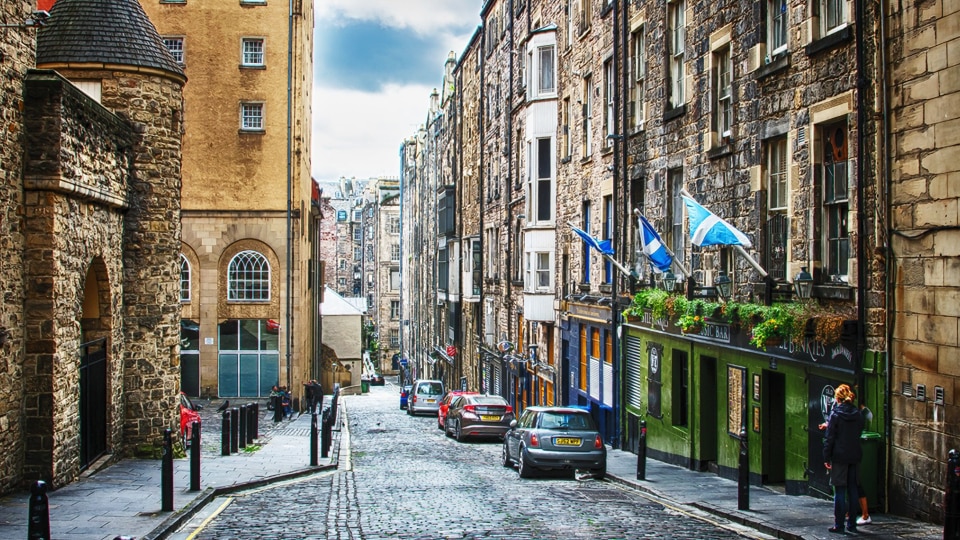 Street in Scotland.