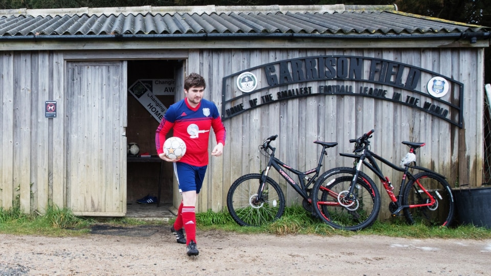 The smallest league in the world can be found in the Scilly Isles.