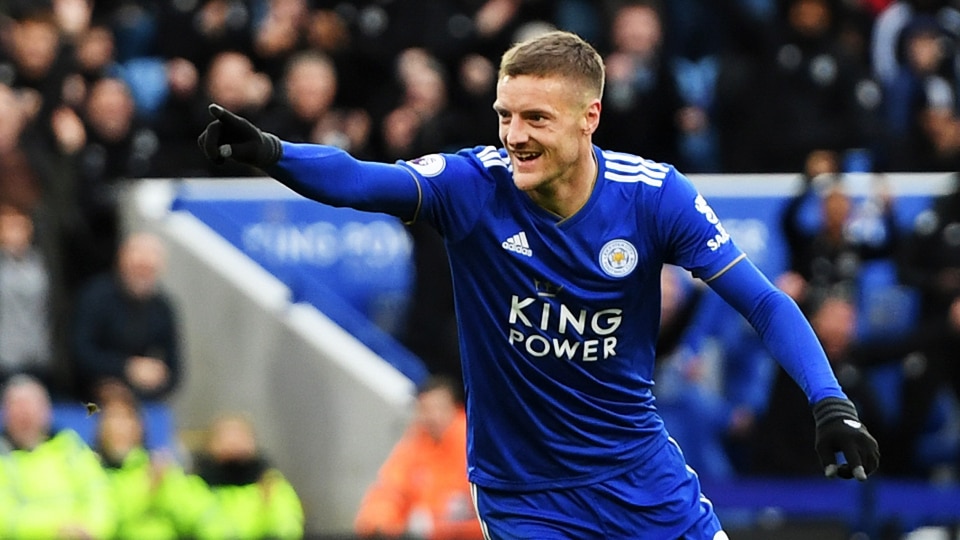 Leicester City's Jamie Vardy.