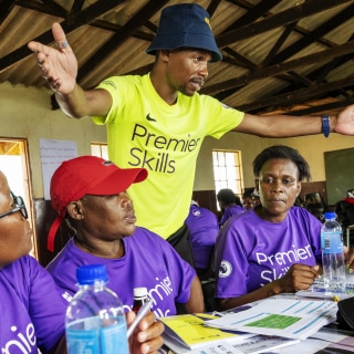A workshop in South Africa
