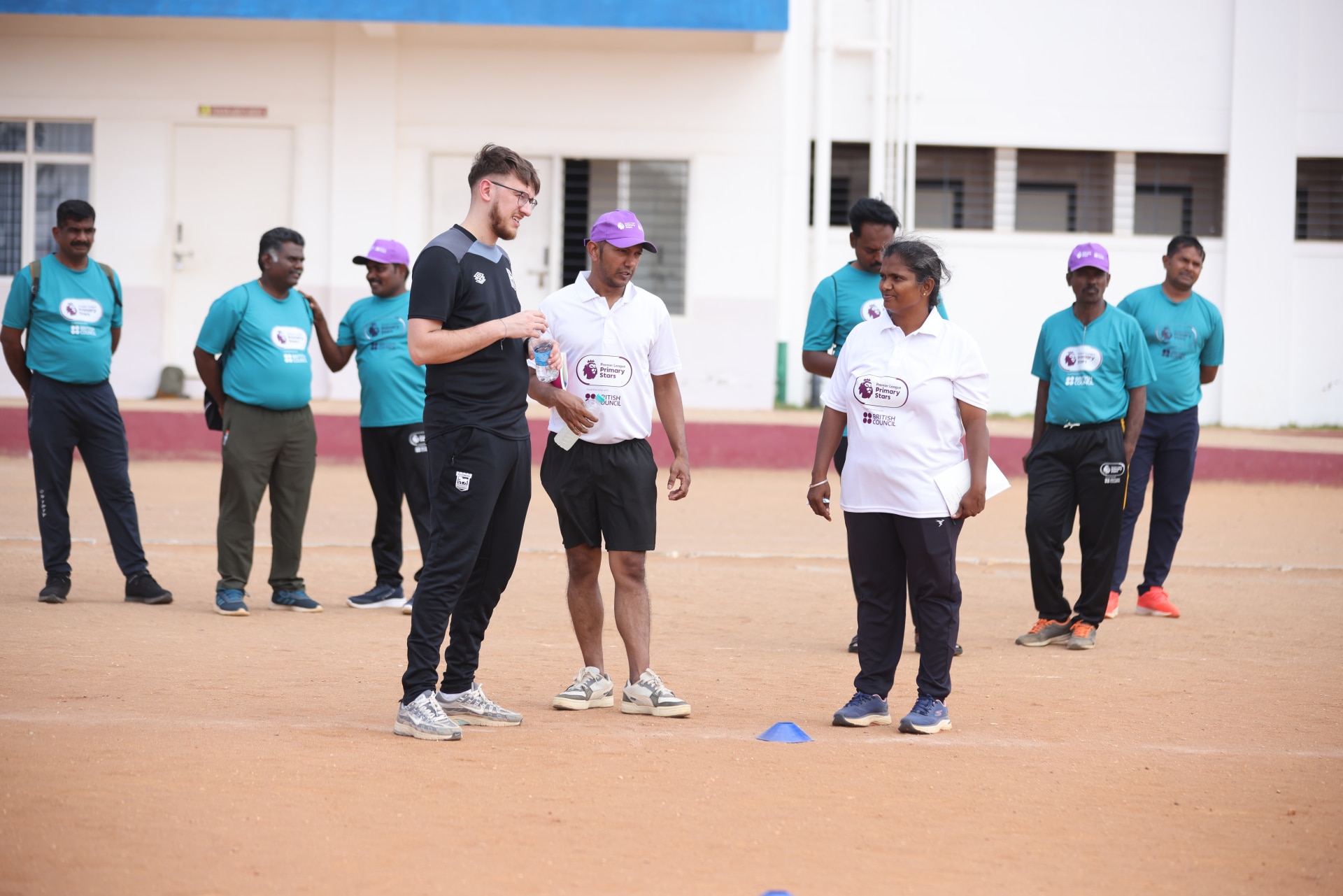 Chris Scopes training session in Trichy