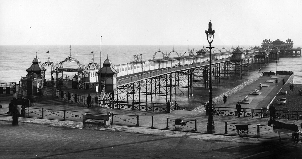 Brighton pier was opened in 1899 and is still a big feature of the Brighton seaside today.