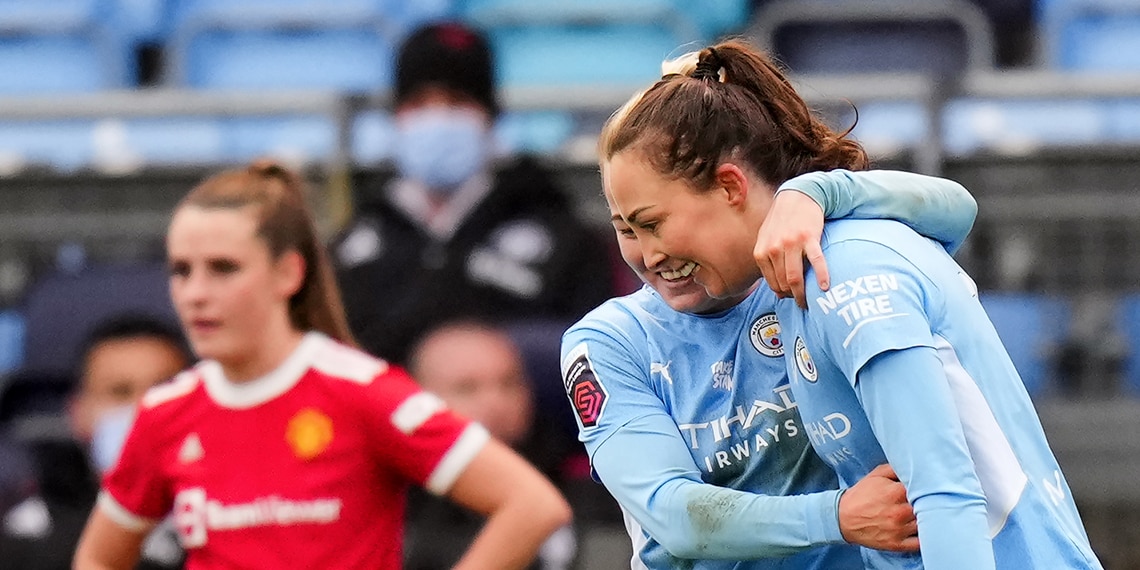 Caroline Weir seals WSL derby win for Manchester City