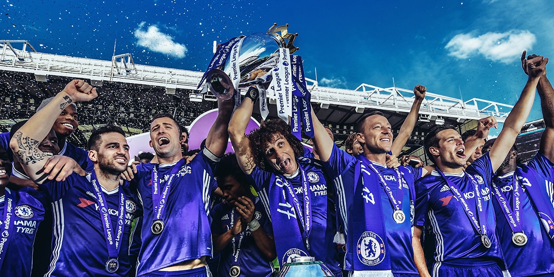 Chelsea won the Premier League in 2016/17.