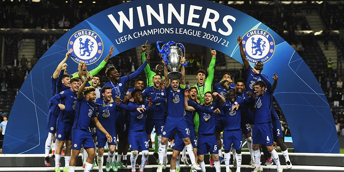 Chelsea won the Champions League in 2020/21.