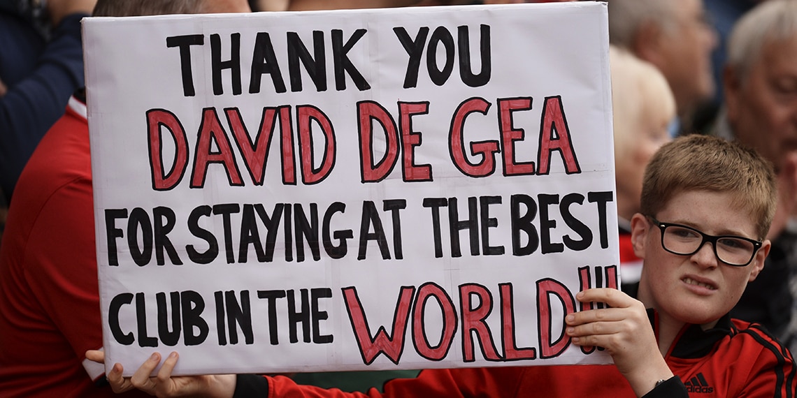 Don't worry! David de Gea isn't leaving Old Trafford for Accrington! Jack was just making a joke!