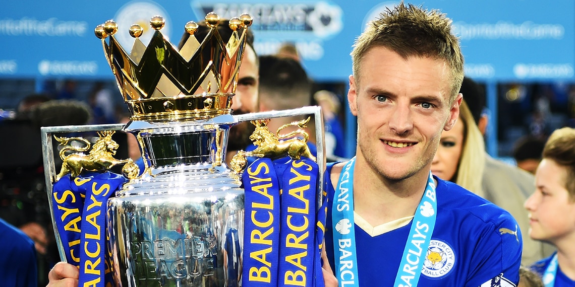 Jamie Vardy was determined to get to the Premier League! He was working in a factory a few years ago!