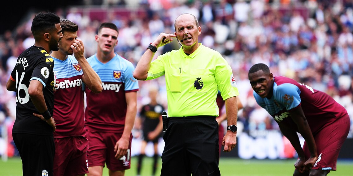Sometimes referee need to listen to their assistants or VAR.