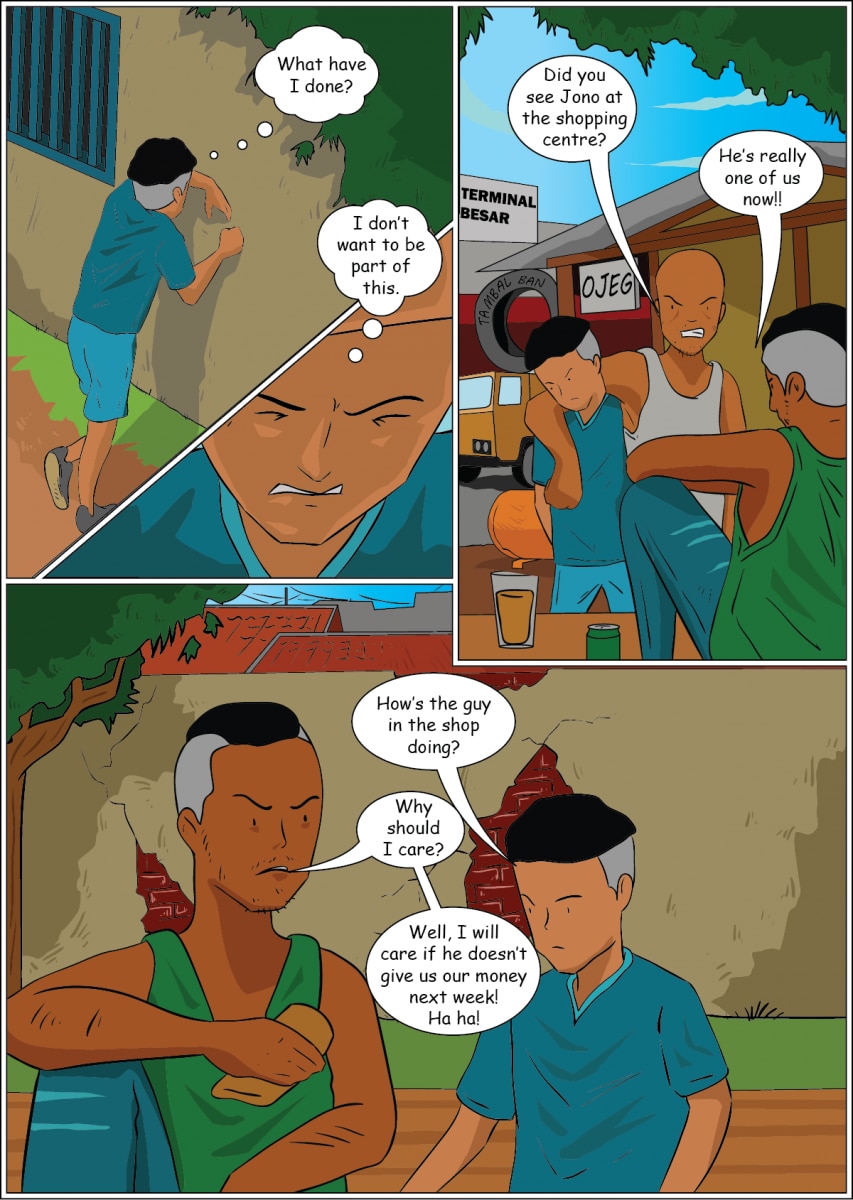 Page 6: it can be difficult to leave a gang.