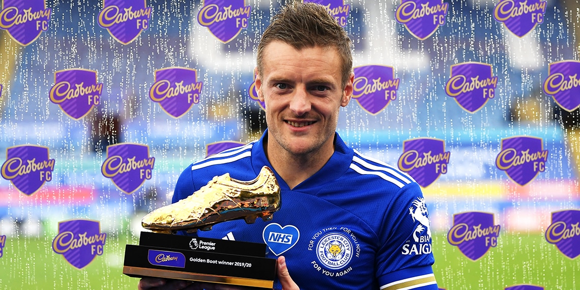 Jamie Vardy won the Golden Boot award. He scored 23 goals this season.