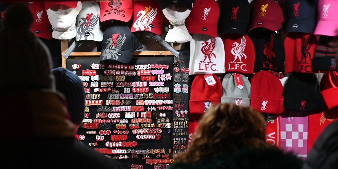 You can find all sorts of club merchandise.