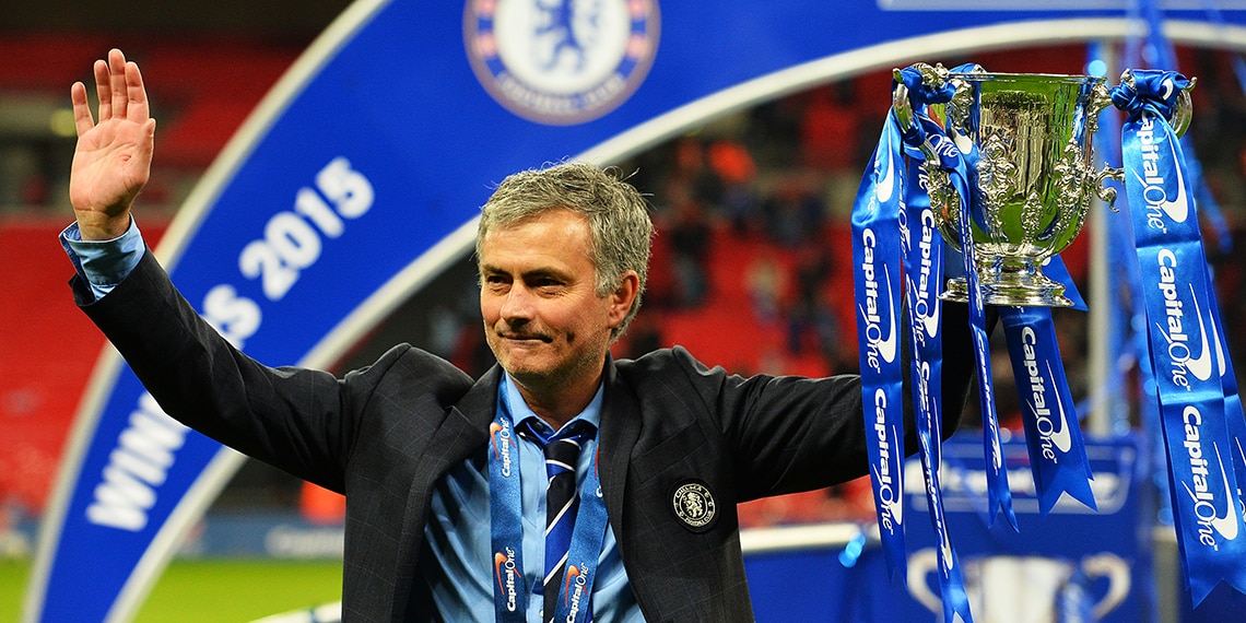 Jose Mourinho is used to winning trophies.