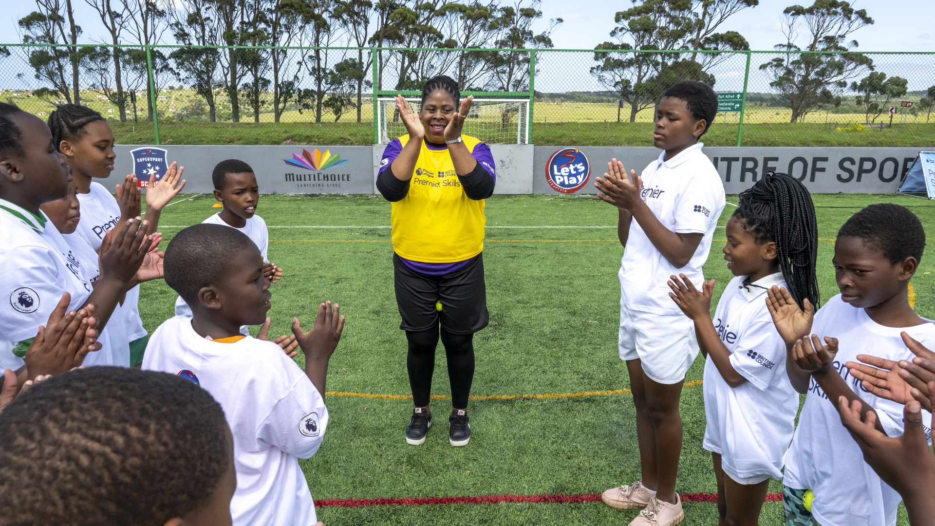 Nomnikelo in action at a Premier Skills training event