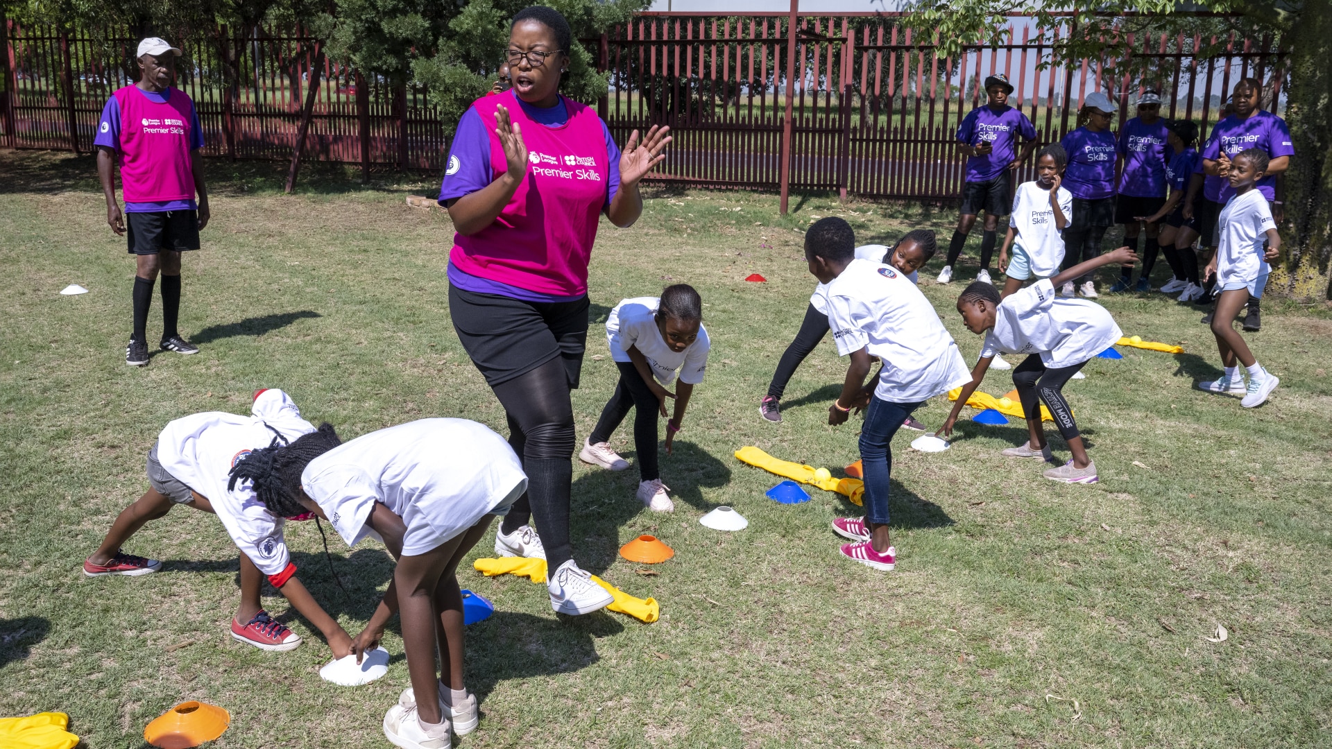 A Premier Skills training session