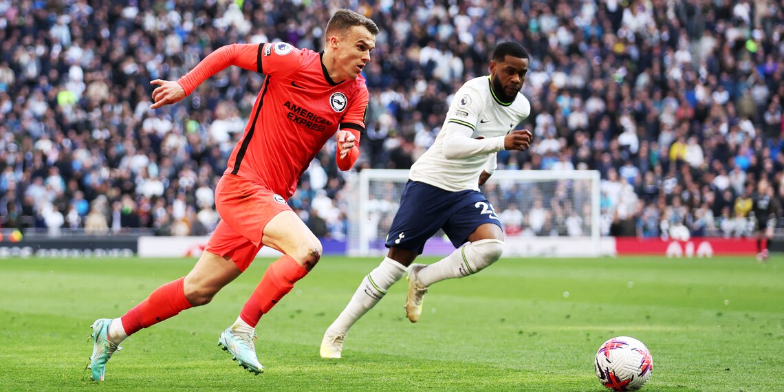 Sparks fly at the Tottenham Hotspur Stadium