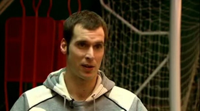 Petr Cech from the Czech Republic, Chelsea goalkeeper