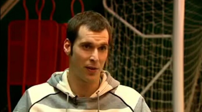 Petr Cech from the Czech Republic, Chelsea goalkeeper