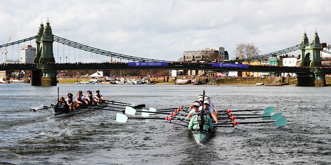 Cambridge is more famous for the annual Cambridge - Oxford boat race than football.