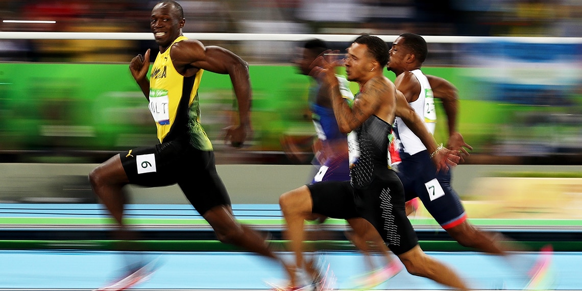 Rich sprinted off at the end of the roleplay - not sure his sprint would have been much like Usain Bolt!