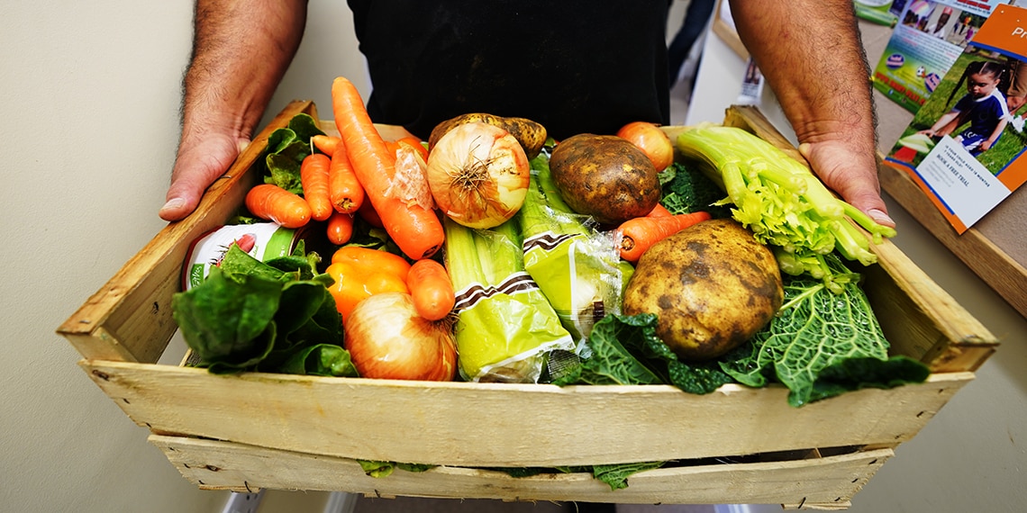 One of Marcus Rashford's campaigns has a focus on healthy food for children.