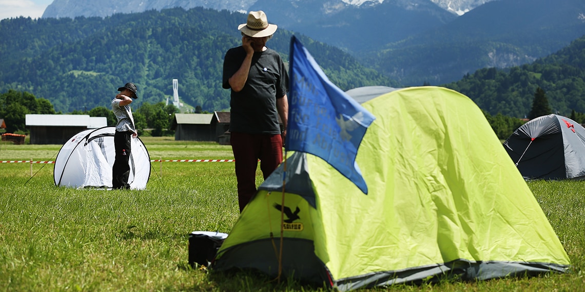 Jack was going to go camping at the weekend.