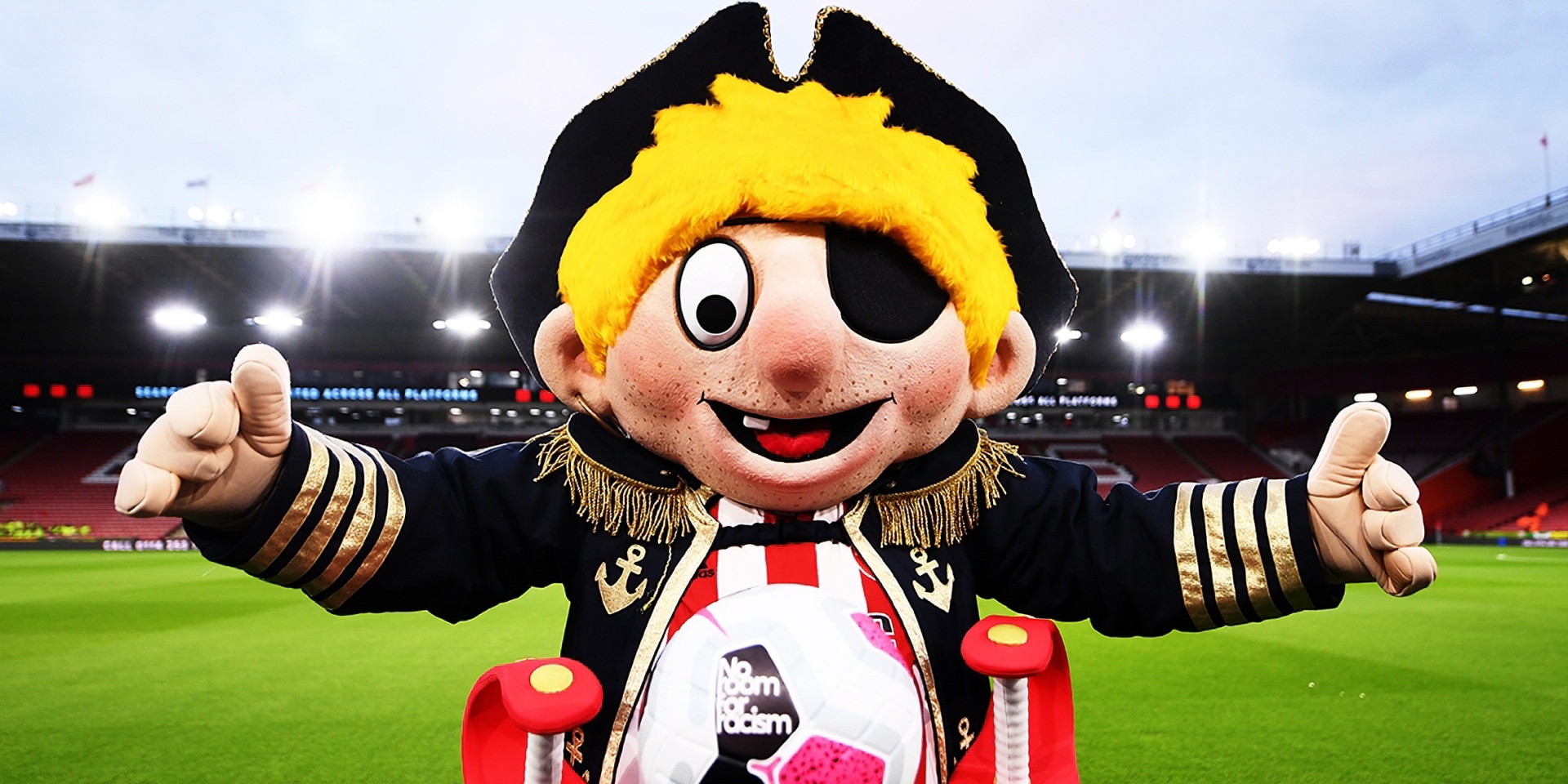 Captain Blade, Sheffield United's mascot.