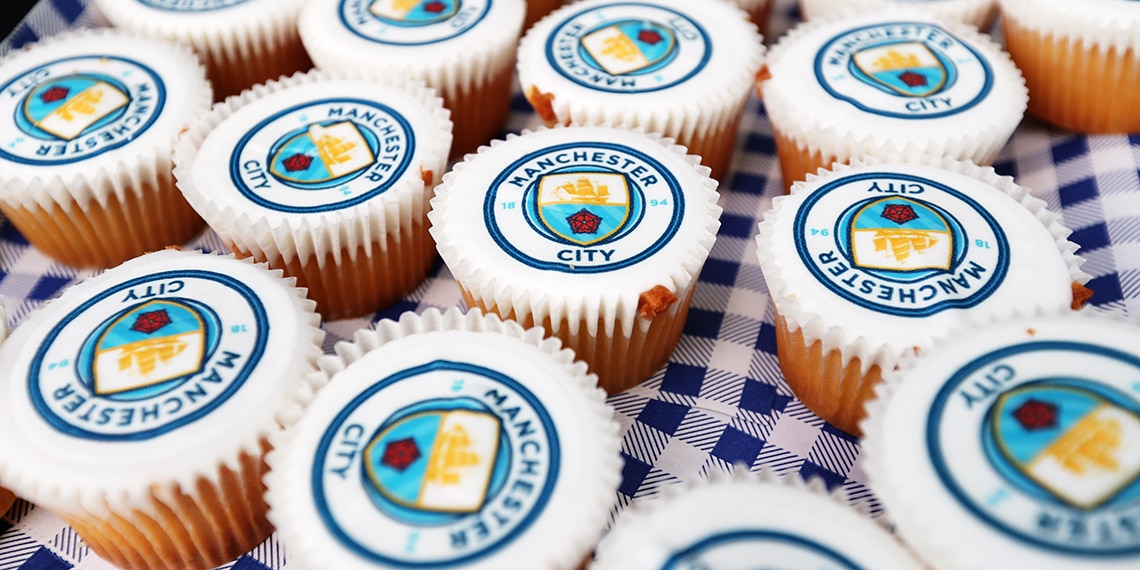 Manchester City cakes won't be on the menu in Rich's new cafe.