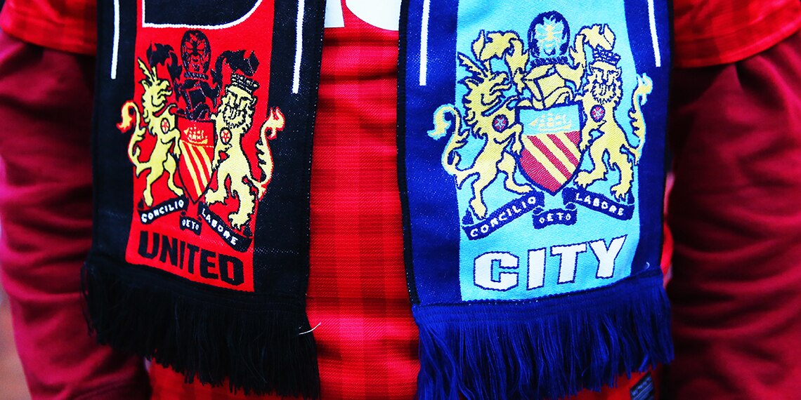 A half and half scarf? Have you ever bought one?