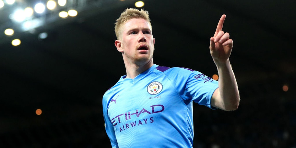 Kevin De Bruyne is a key player for City.