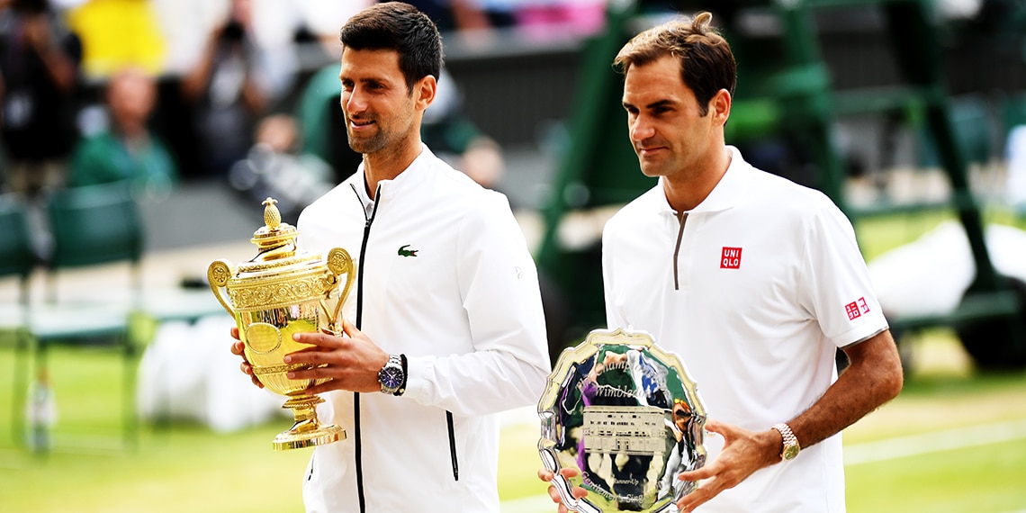 Novak Djokovic and Roger Federer have been two of the greatest players in recent years.