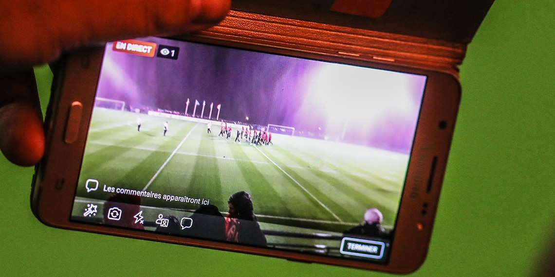 Do you ever watch football on your mobile phone?