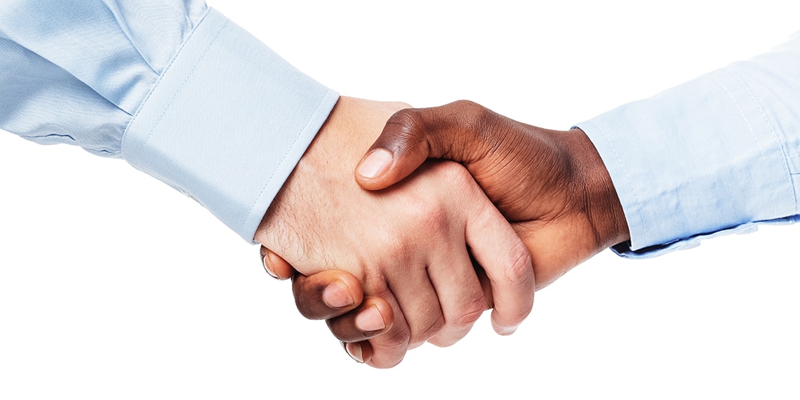 It's important to be polite. Are handshakes common where you live?