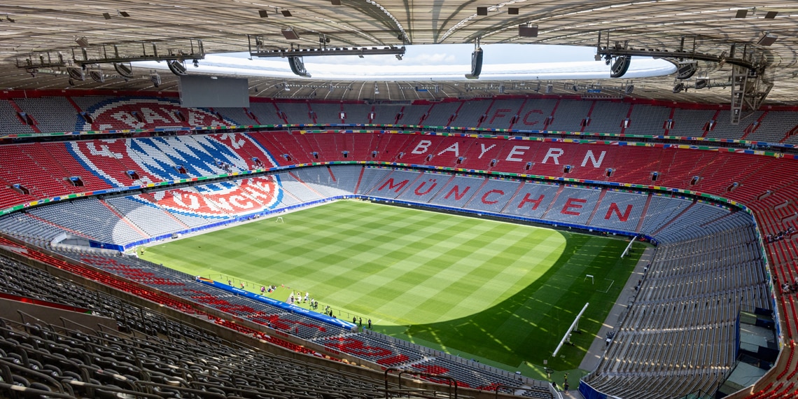 The Allianz stadium in Munich ahead of the football UEFA Euro 2024