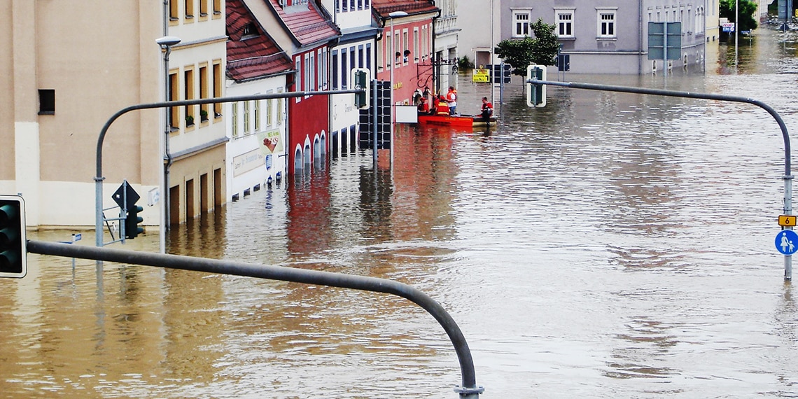 Jack's town was flooded this week. It probably looks a little like this.