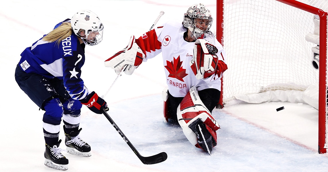 Ice-hockey is a minority sport in the UK but not in Canada!