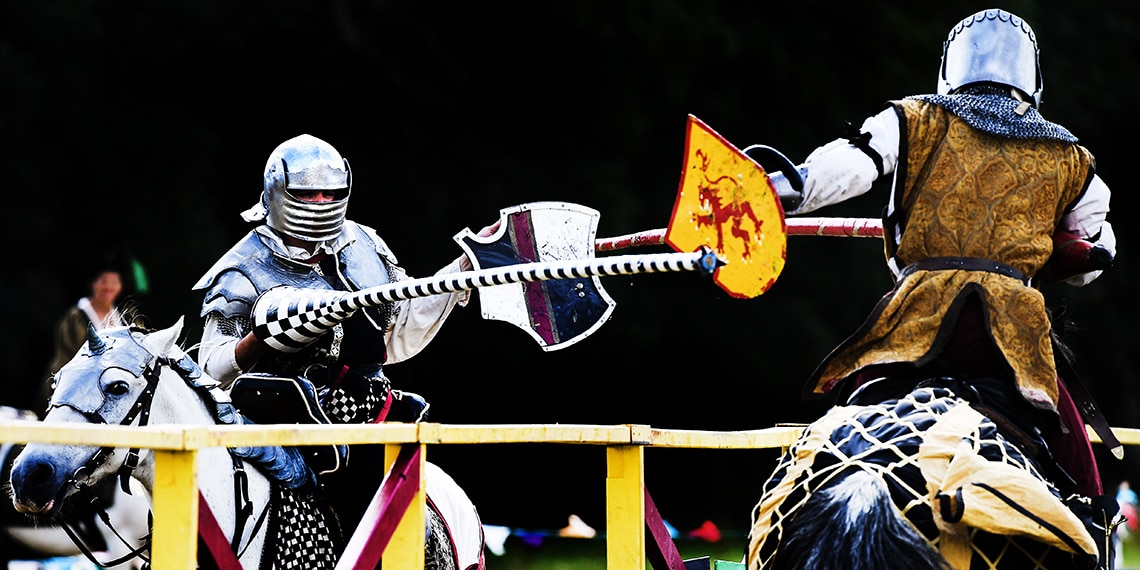 Jack wanted to watch some medieval jousting at the castle and ended up getting more than he bargained for!