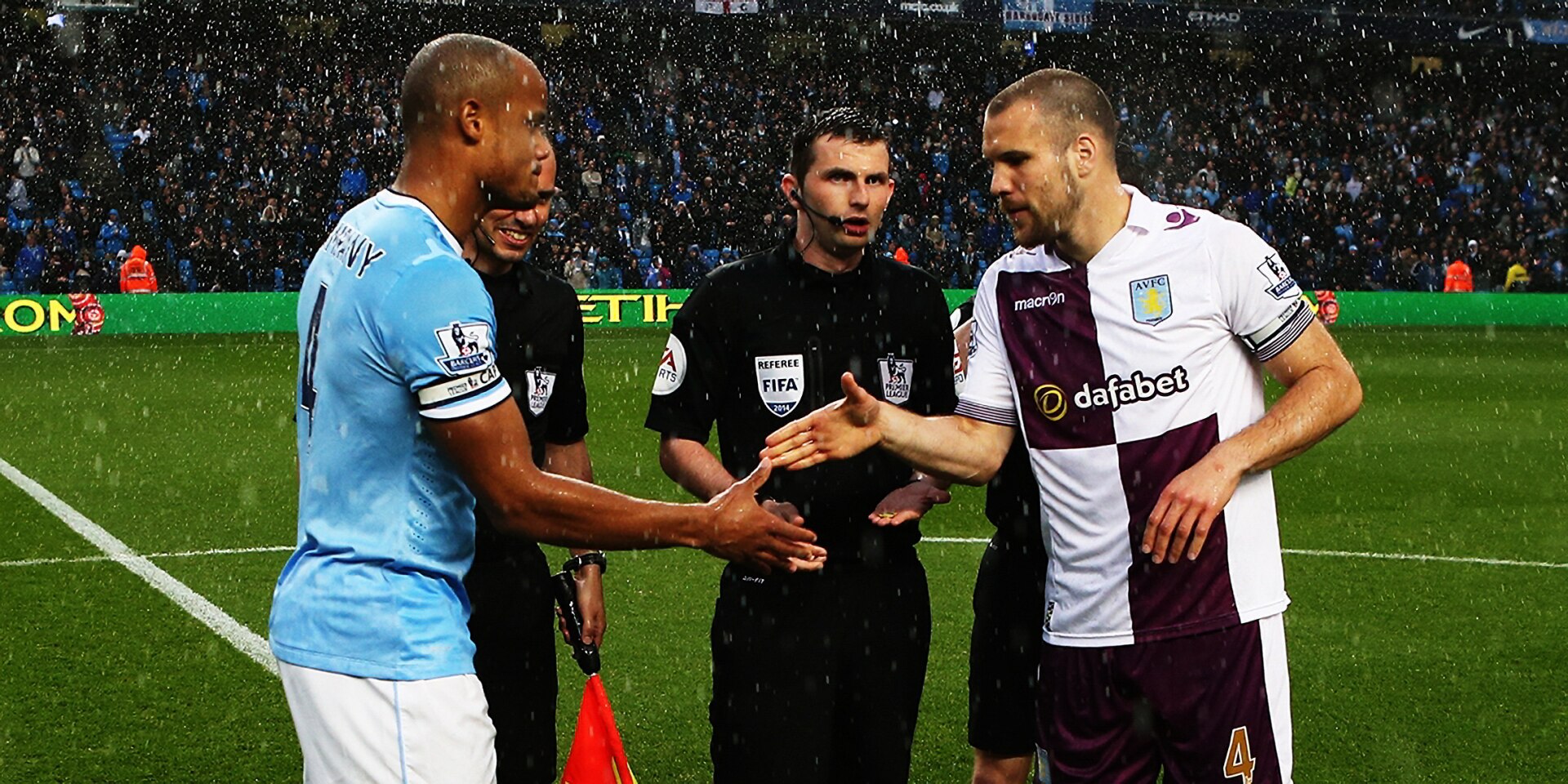 Kick off at a Premier League match.