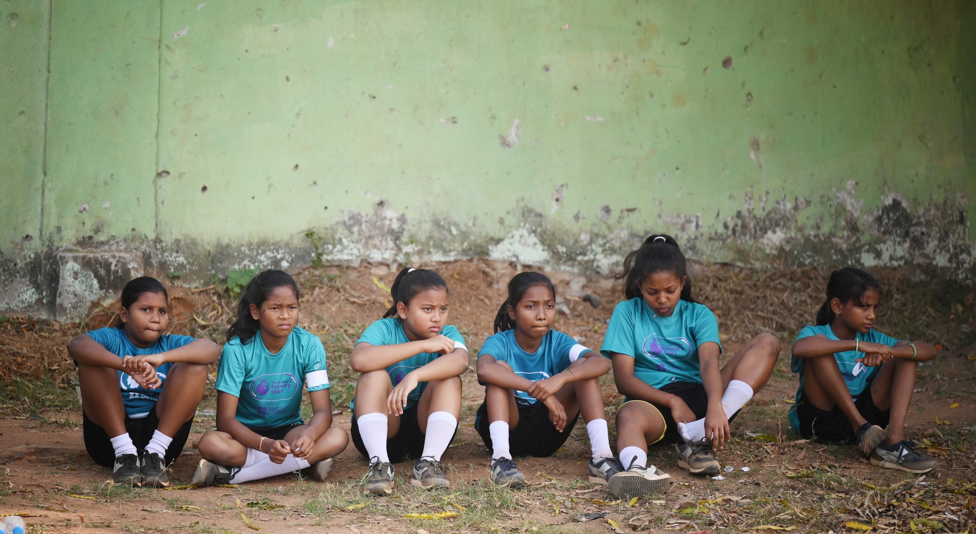 Kids waiting to play