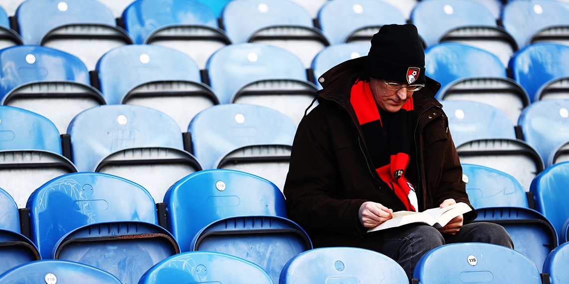 Would you ever take a book to the match?