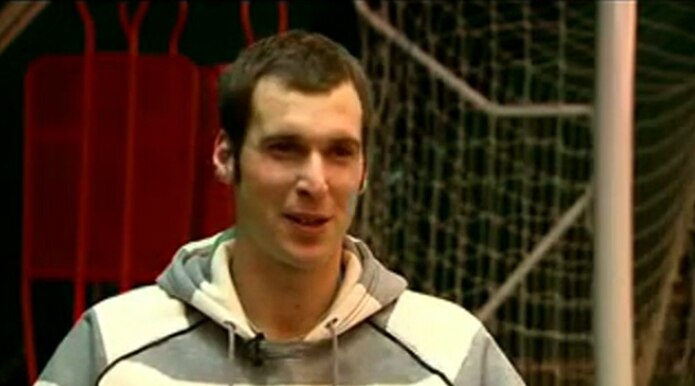 Petr Cech from the Czech Republic, Chelsea goalkeeper