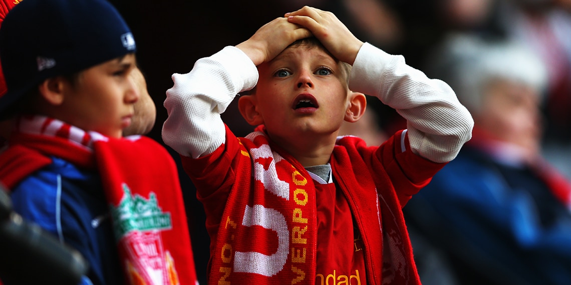 Rich started to support Liverpool when he was a kid.