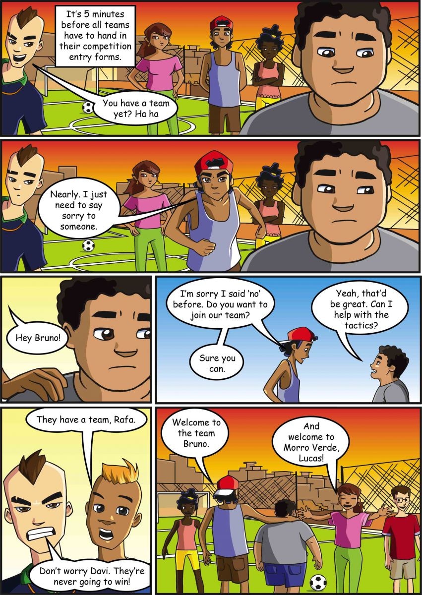 Page 8 - Lucas finds a team