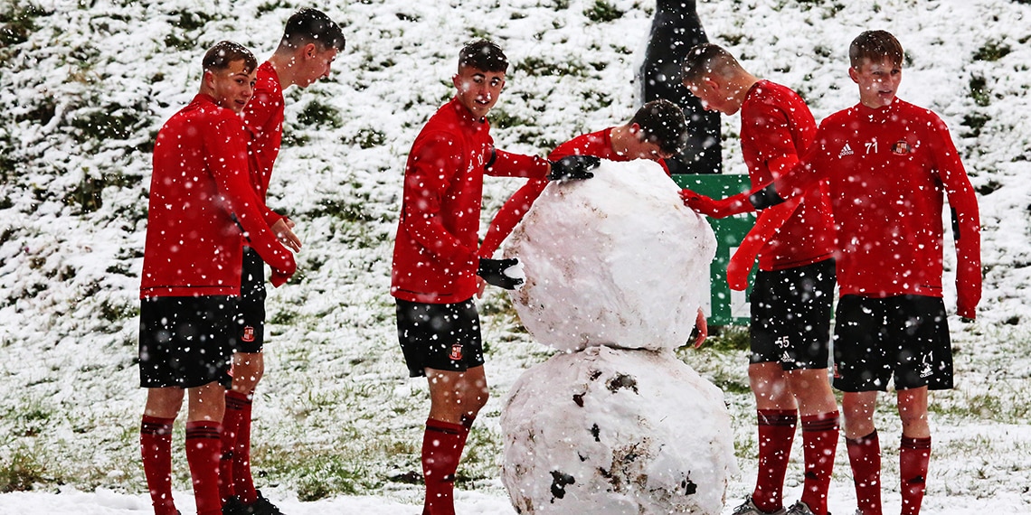 What do footballers do when a match is CALLED OFF?