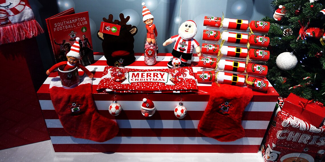 A young Southampton fan would be very happy with these Christmas gifts.